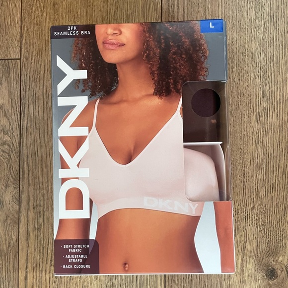 DKNY Ladies’ Seamless Bra, 2-pack - Picture 1 of 6